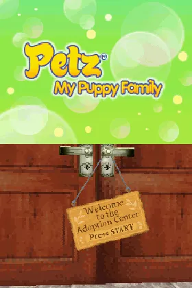 Petz - My Puppy Family (Europe) (En,Fr,De,Es,It,Nl,Sv,No,Da) screen shot title